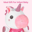 iPlay, iLearn Baby Unicorn Musical Toys, Newborn Girls Gift, Soft Unicorn Plush Stuffed Animal, Infant Light Music Time, 1st Birthday Shower Gift Stuffers for 0 1 2 3 6 9 12 18 Month 1-3 Yrs Toddlers by TinyTreasures Baby Boutique