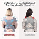 Momcozy Baby Wrap Carrier, Easy to Wear Infant Carrier Slings, Lightweight Hands Free Baby Sling, Adjustable Baby Carriers for Newborn to Toddler 8-35 lbs, Grey by TinyTreasures Baby Boutique