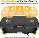 Vibration Plate Exercise Machine, Vibrating Plate Machine with Bluetooth for Lymphatic Drainage, Vibration Platform for Women Men Full Body Weight Loss by CozyNest Decor