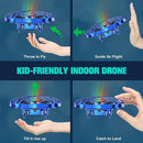 Hand Operated Drone Toy for Kids - Easy Fly Hover Drone with AI Motion Sensor, Rechargeable Drones for Kids 8-12 & 6-8, Safe Mini Quadcopter with Auto Hover, 360 Flip/Roll, Perfect Boys Girls Drones for Age 4-6-8-12 Birthday Gifts by TinyTreasures Baby Boutique