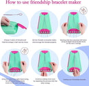 Rdfmy Friendship Bracelet Making Kit for Girls, Arts and Crafts Bracelets String Maker Kit for Kids Ages 8-12 Christmas Birthday Gifts Green by TinyTreasures Baby Boutique