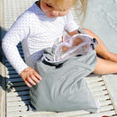 ALVABABY 2pcs Cloth Diaper Wet Dry Bags Waterproof Reusable with Two Zippered Pockets Travel Beach Pool Daycare Soiled Baby Items Yoga Gym Bag for Swimsuits or Wet Clothes LZD2324 by TinyTreasures Baby Boutique