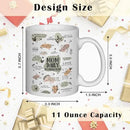 JINYO Boho Floral Mom Coffee Cup, Mother's Day Mugs Cups, Mother Birthday Gifts from Daughter Son, Mom Daily Affirmation Ceramic Coffee Tea Mug 11 oz by CozyNest Decor