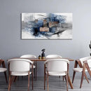 Mofutinpo Black and Blue Abstract Wall Art: Large, Modern Canvas Wall Art for Living Room, Bedroom, Office Decorations - Blue, Grey, Black and White Wall Decor Paintings & Pictures 20×40 by CozyNest Decor