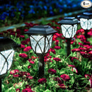 GIGALUMI Solar Lights Outdoor Waterproof, 6 Pack LED Solar Garden Lights, Solar Lights for Outside, Garden Decor for Yard, Patio, Landscape, Planter, Walkway (Cold White) by GreenHaven Gardens