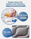 Odorless Premium Foam Baby Play Mat 50" x 50", Soft Microfiber Fabric Crawling Mat for Floor- Comfortable and Hypoallergenic, Non-Slip Cushioned Floor Playpen mat for Infants,Babies,Toddlers by TinyTreasures Baby Boutique