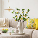 ucky Artificial Lemon Branches，4pcs of 27 Inch, Realistic Green Leaves and Yellow Lemon Fruit, Spring Summer Decoration Plants, Kitchen Decor Plant, Home Decor Plants，Greenery Stems by CozyNest Decor