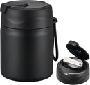 17oz Soup Thermo for Hot Food Kids,Insulated Food Jar with Spoon,Thermo Hot Food Lunch Container,Wide Mouth Leakproof Stainless Steel Lunch Box for School-Black by TinyTreasures Baby Boutique