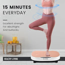 EILISON Glory Vibration Plate Exercise Machine - Whole Body Workout Vibration Fitness Platform Equipment for Home & Travel Workout, Weight Loss, Toning & Wellness by CozyNest Decor