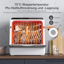 Portable Dishwasher Countertop, WIFI Smart Dishwasher, Compact Mini Dishwashers with 5L Built-in Water Tank, 6 Programs, 360° Dual Spray, High-Temp& Air-Dry Function, Fruit Cleaning by TinyTreasures Baby Boutique