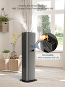 8L Smart Humidifier for Large Room Bedroom, Cover up to 505ft², Easy Top Fill, Remote & APP Control, Aroma Box, RGB Light, Last 48 Hours Suitable for Indoor Plant, Office, Home by TinyTreasures Baby Boutique