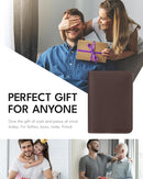 ALLIVE Passport Holder for Travel Women Men,Genuine Leather Passport Cover Wallet,Travel Must Haves Airport Essentials Travel Gifts Brown by TinyTreasures Baby Boutique