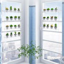 3-Tier Clear Hanging Window Plant Shelves 16In, Height Adjustable Acrylic , Indoor Windows Wall Hanging Plant Stand Flower Display, Flower Pot Organizer Storage for Grow Herbs, Microgreens, Succulents by GreenHaven Gardens