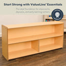 Children’s Factory Kids 2 Shelf Bookshelf Organizer, Classroom Bookshelf for Kids and Toddlers by TinyTreasures Baby Boutique