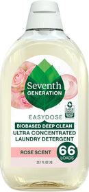 Seventh Generation EasyDose Laundry Detergent, Ultra Concentrated: 66 Loads, Rose Scent, 23.1 Fl Oz by CozyNest Decor