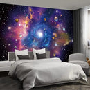 Planet Wall murals Peel and Stick Galaxy Wallpaper for Bedroom Nursery Room - 85"x118" by CozyNest Decor