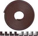 Foam Corner Protector Edge and Corner Guard, with 19 feet Length Foam Safety Bumpers, Baby Proofing Safety Table Corner Protectors (Coffee) by TinyTreasures Baby Boutique