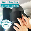 Funbliss Fixed Headrest Baby Car Mirror, Car Mirror for Baby Compatible with Tesla and other vehicles,360° Rotation, Shatterproof Plastic, No Assembly Required by TinyTreasures Baby Boutique