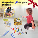 EzaroNexis Mini Acrylic Paint Set for Kids, 25 Pack 12 Colors Washable Kids Paint kit, Perfect for Home Birthday Classroom Party Favors,Painting Canvas,Paper,Wood,Rock & Fabric (350) by TinyTreasures Baby Boutique