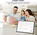 10.1 Inch Smart Digital Calendar Planner & Chore Chart, IPS HD Touchscreen Interactive Display for Family Schedules, Built-in Digital Picture Frames Function - Streamline Household Organization by TinyTreasures Baby Boutique
