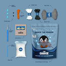 The Gookie Amigurumi Crochet Kit for Beginners – DIY Crochet Kit with Yarn, Hook, Eyes & Stuffing – Easy Starter Set with Video Tutorials – Cute Plush Toy Craft Gift for Kids, Teens & Adults (Penguin) by TinyTreasures Baby Boutique