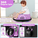 GLACER 12V Bumper Car, Electric Kids Bumper Car w/Parental Remote, 3-Speed, 360°Spin, Music, LED Light, Battery Ride on Bumper Car w/Dual Joysticks, Baby Bumper Car for Toddlers 18 Months+ (Pink) by TinyTreasures Baby Boutique