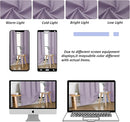 Simplebrand Ava Lilac Blackout Curtains for Bedroom 72 Inch Length 2 Panels Set, Privacy Thermal Insulated Rod Pocket Door Window Curtains for Patio French Door Front Door, W40 x L72 Inch, Lilac by TinyTreasures Baby Boutique