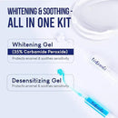 VieBeauti Teeth Whitening Kit with LED Light for Sensitive Teeth, 35% Carbamide Peroxide, Remineralizing Gel for Fast Results Mint by CozyNest Decor