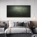 SIGNWIN 36"x72" Extra Large Framed Wall Art Moody Green Abstract Cloudscape, Minimalist Atmospheric Print for Home Living Room Bedroom Decor (Frame Assembly Required) by CozyNest Decor