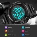 Kids Watch,Boys Watch for 3-15 Year Old Boys,Digital Sport Outdoor Multifunctional Chronograph LED 50 M Waterproof Alarm Calendar Analog Watch for Children with Silicone Band,Kids Gift by TinyTreasures Baby Boutique