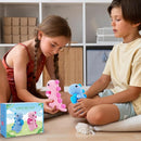 Heart Dinosaurs Crochet Kit for Beginners - 2PCS Blue and Pink Dinosaurs Crochet Kit with Step-by-Step Video Tutorials, Dinosaur Crochet Starter Kit for Adult Kid, Crochet Stuffed Animal Knitting Kit by TinyTreasures Baby Boutique