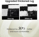 Super Soft Rug for Bedroom, 3x5 Ft Black and White Area Rug Classic Checkered Shaggy Anti-Skid High Pile Soft Fluffy Rug Fuzzy Carpet for Living Room Bedroom Kids Room Nursery, Dorm Home Decor by TinyTreasures Baby Boutique