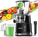 Aeitto Cold Press Juicer with Large Feed Chute, Large Capacity, Juicer Machines for Fruits and Vegetables, Slow Masticating Juicer Self Feeding, Easy to Clean, High Juice Yield by CozyNest Decor