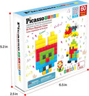 PicassoTiles 60pc Magnetic Puzzle Cube Building Set 1 Inch 3D Blocks STEM Construction Toy for Toddlers Kids Boys Girls Age 3+ Montessori Learning Travel Sensory Gift with Educational Idea Book PMC60 by TinyTreasures Baby Boutique