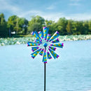Decoroca Wind Spinners Outdoor Metal Large - 72in 360 Degrees Rainbow Wind Spinner for Outdoor Yard, Patio, Lawn & Garden Sculptures - Rare Square Fan Blade Design - Used to Adjust Mood in Garden by GreenHaven Gardens