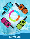 2Pcs Walkie Talkies for Kids Toys: Outdoor Toys for 3 4 5 6 7 8 9 10 11 12 Year Old Boys Girls Walkie Talkie Birthday Gifts - Long Range Camping Backyard Wakie-Talkies Party Favors Walky Talky by TinyTreasures Baby Boutique