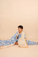 Copper Pearl Jumbo Premium Knit 3 Layer Stretchy Throw Blanket 'Dunk' by CozyNest Decor