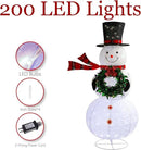 Taman 6ft Christmas Lighted Snowman Decorations Lighted Up Outdoor Lighted Holiday Displays Gift for Christmas Garden Party Yard Porch Decor by CozyNest Decor
