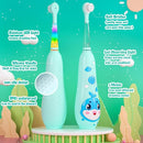 SEAGO Kids Electric Toothbrushes Rechargeable, Toddler Electric Toothbrush with Magnetic Charging, LED Observing Light, 8 Toothbrush Heads for Ages 2-4 -6 Boys Girls (Blue) by TinyTreasures Baby Boutique