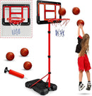 Kids Basketball Hoop with Stand, Adjustable Basketball Set, Toddler Basketball Toys for Boys Age 3 4 5 6 7 8, Indoor Outdoor Backyard Sport Game Gifts by TinyTreasures Baby Boutique