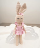 Bunny Family Mom, Handmade Crochet Plushie Doll, Amigurumi, Baby/Toddler Doll by TinyTreasures Baby Boutique