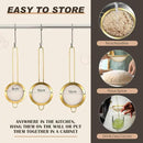 Norme 3 Quart Stainless Steel Gold Colander Gold Fine Mesh Strainer, Stainless Steel Pasta Rice Food Metal Strainer with Handles, Easy Clean and Dishwasher Safe by CozyNest Decor