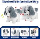 Robot Dog Toy for Kids,Electronic Pet Puppy W/Walking&Barking,Pet Care Pretend Play Set,Interactive Plush Stuffed Toys with Backpack, for Boys,Girls,Toddlers by TinyTreasures Baby Boutique