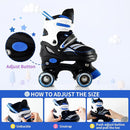 Adjustable 4 Size Kids Roller Skates With Light up Wheels for Girls Ages 5-8-12, Safe and Fun Illuminating Skates for Kids, Toddlers, Boys by TinyTreasures Baby Boutique