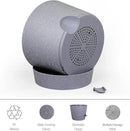 12 inch Large Self Watering Pots for Indoor Outdoor Plants, Plant Pots with Mesh Drainage Holes for Garden House Plants, Plastic Planters with Reservoir for Flower, Speckled Grey by GreenHaven Gardens
