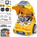 Interactive Truck Engine Toy with Removable Parts - Lights, Sounds, and Fun for Young Mechanics -Unleash Their Creativity and Motor Skills with This Truck Engine Toy (Yellow) by TinyTreasures Baby Boutique