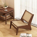 Rattan Chair 2Pcs, Mid-Century Accent Chair, Rattan Lounge Chair for Living Room, Boho Side Corner Comfy Chair for Bedroom and Balcony, Walnut by CozyNest Decor