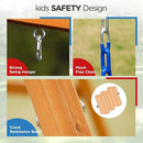 DIY Swing Sets for Backyard, Wooden Playground Sets with Glider Swing and 2 Belt Swings, Kids Outdoor Play Equipment, Outdoor Playset by TinyTreasures Baby Boutique