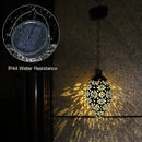Hanging Solar Lights Solar Lantern LED Garden Lights Metal Lamp Waterproof for Outdoor Hanging Decor (2 Pack) by GreenHaven Gardens