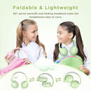 Kids Headphones with Microphone, Kids Headphones-94dB Volume Limited-Shareport, Foldable Wired Headphones by TinyTreasures Baby Boutique